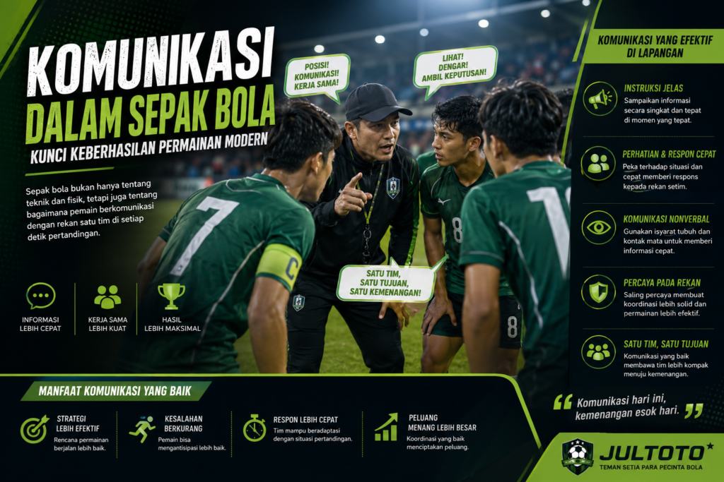 Komunikasi dalam Sepak Bola Kunci Keberhasilan Tim Jultoto